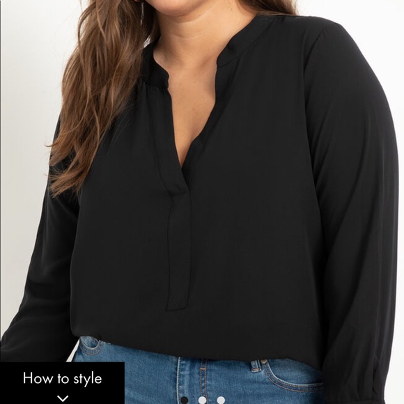 Mandarin collar tunic - Picture 3 of 6